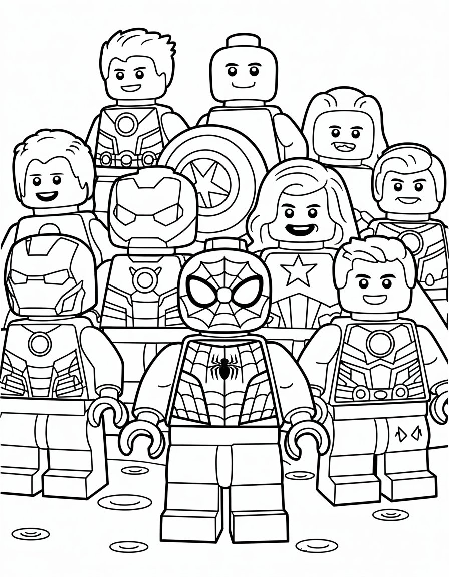 LEGO Spider-Man with Avengers